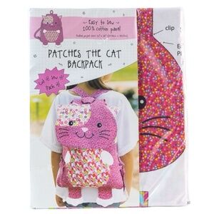 Fabric Editions - “Patches the Cat” Children’s Backpack • Easy Sew Kit